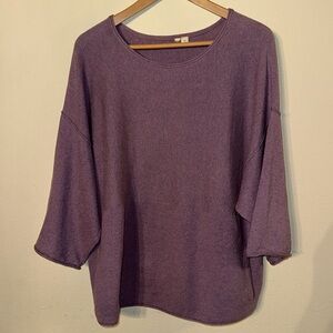 COTTON CASHMERE Womens Oversized Sweater Top Size XS